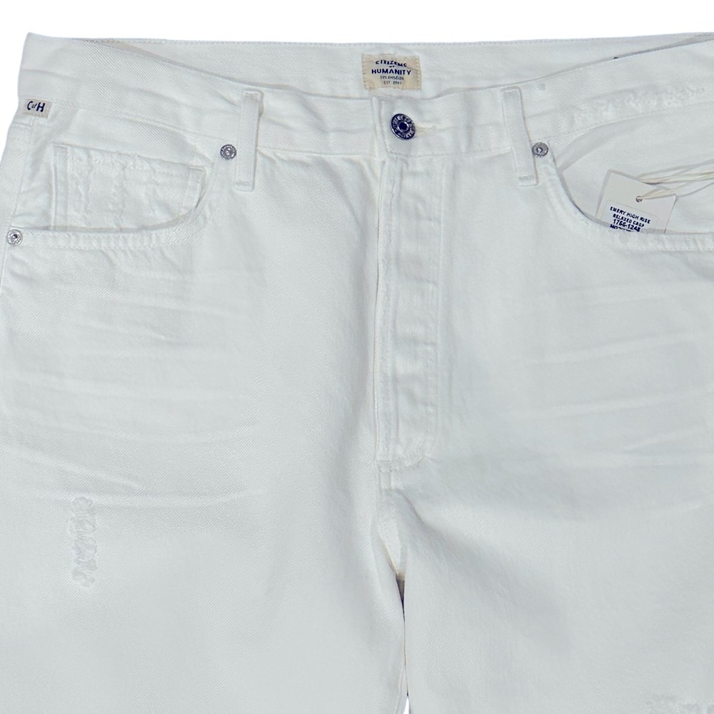Citizens of Humanity Emery High Rise Relaxed Crop Jeans Moonstone NWT NEW 30 - Picture 6 of 12